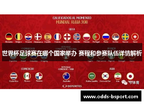 世界杯足球赛在哪个国家举办 赛程和参赛队伍详情解析